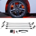 Ledglow Orange Wheel Well Fender Neon Accent Flexible Tube Lights Kit. Fixed Price $69.99.
