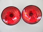 Harley Pursuit Lamps Passing Auxillarytouring Flhp Flhtp 2 Red. Fixed Price $34.99.