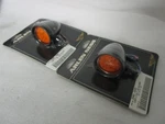 Arlen Ness Smooth Style Led Speeding Bullet Marker Lights Black/amber (pair). Fixed Price $79.99.