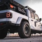 Alpharex Nova Prismatic Alpha-black Led Taillights For 2019-2025 Jeep Gladiator. Fixed Price $475.00.
