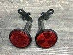 2006-2008 EX650 Ninja Kawasaki Oem Rear Left Right Reflectors W/ Brackets. Fixed Price $44.99.