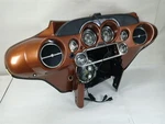 Harley-davidson 2008 Cvo Electra Glide Front Fairing Complete Inner Outer Gauges. Fixed Price $995.00.