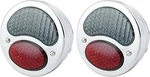 Fatecim 2X Vintage Duolamp Led Tail Light 12V Rear Chrome - Smoke / Red Lens. Fixed Price $77.43.