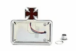 Chrome Billet Horizontal Tail Lamp Kit For Harley Davidson By V-twin. Fixed Price $214.40.