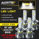 2-20X Auxito Led Bulb H7 Headlights Hi Low Conversion Kit 6500K 30000LM Canbus. Fixed Price $133.94.