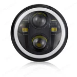 For 1995-2006 Kawasaki Vulcan 800 5.75" Inch Round Headlight W/halo Drl. Fixed Price $41.22.