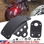Motorcycle Taillight License Plate Holder Side Mount Bracket For Harley Softail. Fixed Price $21.99.