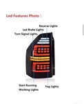 Smoked Led Tail Lights Mitsubishi Pajero Nm Np 2000-2006 Sequential. Fixed Price $393.75.