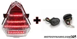 Fit 08-16 Yamaha R6 Sequential Led Tail Light Clear + Flush Mount Turn Signals. Fixed Price $123.95.