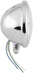 Bikers Choice 5-3/4IN. Bottom Mount Headlight Clear Lens 60/55W Chrome. Fixed Price $68.39.