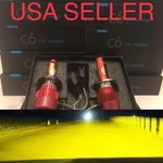 Jdm Yellow H4 Led Headlight Conversion Bulbs 9003 3000K Replacement Lights Kit. Fixed Price $29.99.
