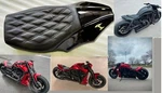 Upholstered Seat + Custom Rear Fender Harley V-rod Night Muscle. Fixed Price $308.65.