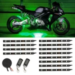 Ledglow 12PC Green Motorcycle Neon Underglow Accent Flexible Lights Kit. Fixed Price $108.99.