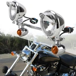 Bulb Spot Fog Passing Lights Lamp Turn Signals Bar Kit Fit For Harley Road King. Fixed Price $44.95.