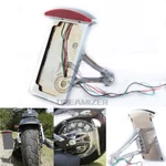 Motorcycle Chrome Side Mount License Plate Bracket Tail Light For Harley Bobber. Fixed Price $46.96.