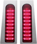 Custom Dynamics Pb-fill-r-c Probeam Fillerz Saddlebag Lights Chrome/red. Fixed Price $259.95.