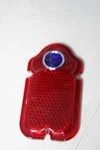 Motorcycle Custom Bobber Harley 1947-54 Tomstone Taillight Lens Only W/blue Dot. Fixed Price $26.99.