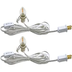 Set Of 2 Accessory Cord With C7 Led Bulb 6FT Indoorstring Lights. Fixed Price $9.20.