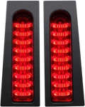 Custom Dynamics Black Probeam Led Fillerz Lights For 14-20 Harley Touring Flhx. Fixed Price $259.95.