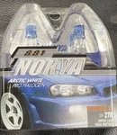 Nokya Arctic White Pro Halogen Headlight Bulbs 881 27W 7000K Stage NOK6521. Fixed Price $13.99.