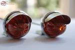 Custom Car Chevy Pickup Truck Chrome Outside Mini Marker Lights Amber Hot Rod. Fixed Price $23.61.