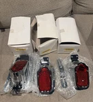 (3) Nib Harley Davidson Guide Tombstone Tail Light Panhead Knucklehead Shovel. Fixed Price $125.00.