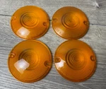 Harley Davidson Oem Amber Turn Signal Lens Pack Of Four 68440-86. Fixed Price $16.19.