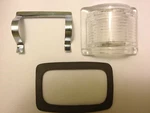 Harley Tombstone Tail Lamp Tag Lens Kit 47-54 Knucklehead Panhead Wl Servicar. Fixed Price $30.95.