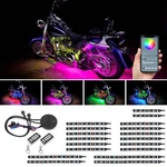 Ledglow 18PC Bluetooth Million Color Motorcycle Neon Accent Light Kit App. Fixed Price $214.99.