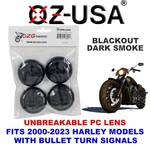 Dark Smoke Turn Signal Lens Blinker Cover Harley Fxd Fxs Flst Flhtc Fltr Dyna Xl. Fixed Price $19.99.