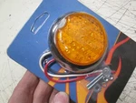 Pro-one 3" Round Flush Mount Led Chomre Tail Light Harley + Jap. Fixed Price $39.95.