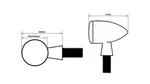 Highsider Proton Three Led Rear, Brake Light, Turn Signal, 254-545. Fixed Price $184.06.