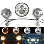 7" Led Headlight Passing Lights Bar For Harley Fatboy Heritage Softail Deluxe. Fixed Price $95.99.