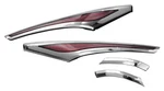 Kuryakyn Led Saddlebag Swoops Accent Chrome W/ Red Lens #3232 For Honda Goldwing. Fixed Price $355.99.
