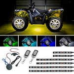 Ledglow 6PC Advanced Million Color Atv Quad 4X4 Neon Accent Flex Light Kit. Fixed Price $74.99.