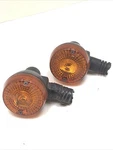 Amber Turn Signals For Yamaha Honda Motorcycles Stanley 045-7288 Lights Pair Oem. Fixed Price $39.95.