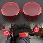 2PCS Red Bullet Turn Signal Light Len Covers For Harley Sportster Softail Dyna. Fixed Price $8.99.