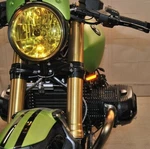 New Rage Cycle Front Led Turn Signals R9T-FB. Fixed Price $125.00.