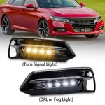 Led Drl Turn Signal Fog Lights Fit For Honda Accord 2018-2020 Set. Fixed Price $68.99.