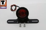 Round Lamp Assembly Bobber Style Chopper Springer Softail Rigid. Fixed Price $53.22.