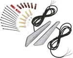 Show Chrome Led Marker Lights Red/clear Lens For Honda Gold Wing 2018-2022. Fixed Price $108.74.