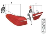 Bmw F26 Sac Bulb Holder Rear Light In Trunk Lid Left 63217390233. Fixed Price $58.14.