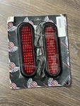 New Custom Dynamics Flatz Clear Led/red Lens Black 2040-1845. Fixed Price $135.00.