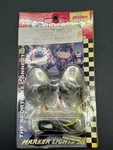 Lockhart Phillips Marker Lights Motorcycle Sport Bike Flush Mount Signals Nos. Fixed Price $24.99.