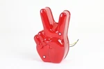 V-twin 33-1675 Peace Sign Tail Lamp Brake Light Led Red 12V Harley Metric Custom. Fixed Price $36.25.