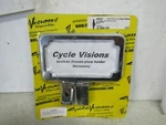 Cycle Visions In Close Mount License Plate Holder With Light. Fixed Price $33.24.