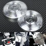 2X Clear Lens Turn Signal Blinker Light Flat Covers For Harley Davidson Gli. Fixed Price $15.84.