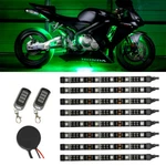 New Ledglow 8PC Green Neon Flexible Motorcycle Lighting Kit. Fixed Price $82.99.