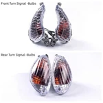 Front + Rear Turn Signal Clear Lens Bulbs Fit Suzuki 2008-2019 Hayabusa GSXR1300. Fixed Price $74.05.