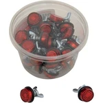 Chris Products - CH40R Mini License Plate Reflectors, Red. Fixed Price $23.95.